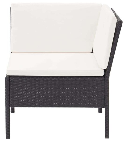 VidaXL Polyrattan Kerti Ülőgarnitúra - 3 részes
