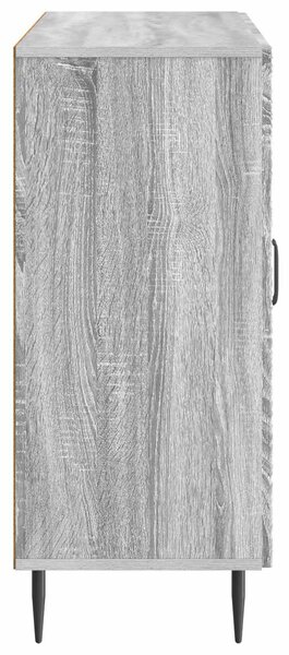 VidaXL Széf Szürke Sonoma 89 x 34,5 x 80 cm Szerelt Fa