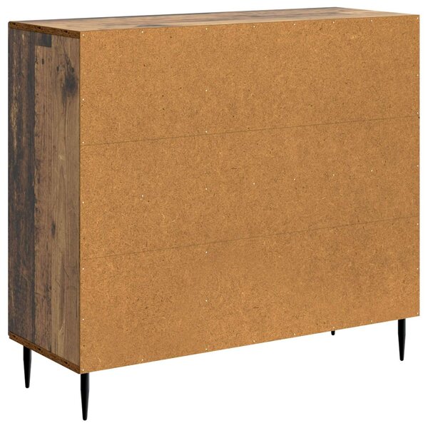 VidaXL Széf Antik Fa 89 x 34,5 x 80 cm Szerelt Fa