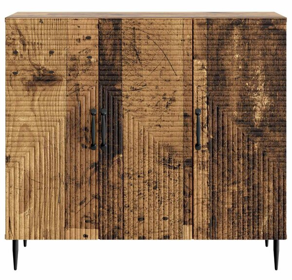 VidaXL Széf Antik Fa 89 x 34,5 x 80 cm Szerelt Fa