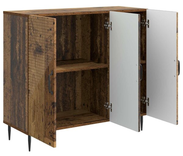 VidaXL Széf Antik Fa 89 x 34,5 x 80 cm Szerelt Fa