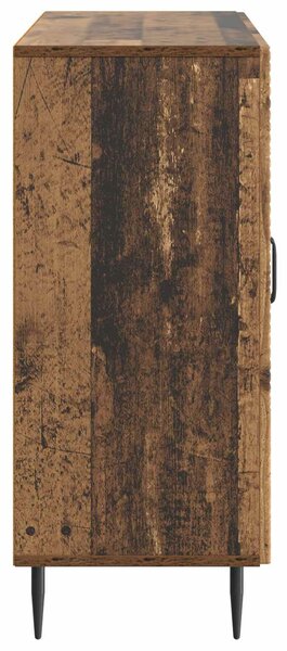 VidaXL Széf Antik Fa 89 x 34,5 x 80 cm Szerelt Fa