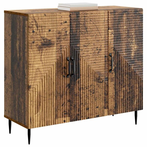VidaXL Széf Antik Fa 89 x 34,5 x 80 cm Szerelt Fa