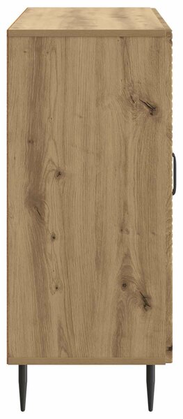 VidaXL Széf Kézműves Tölgy 89 x 34,5 x 80 cm Szerelt Fa