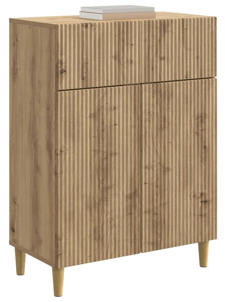 VidaXL Széf Kézműves Tölgy 66 x 34,5 x 90 cm Szerelt Fa