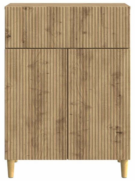 VidaXL Széf Kézműves Tölgy 66 x 34,5 x 90 cm Szerelt Fa