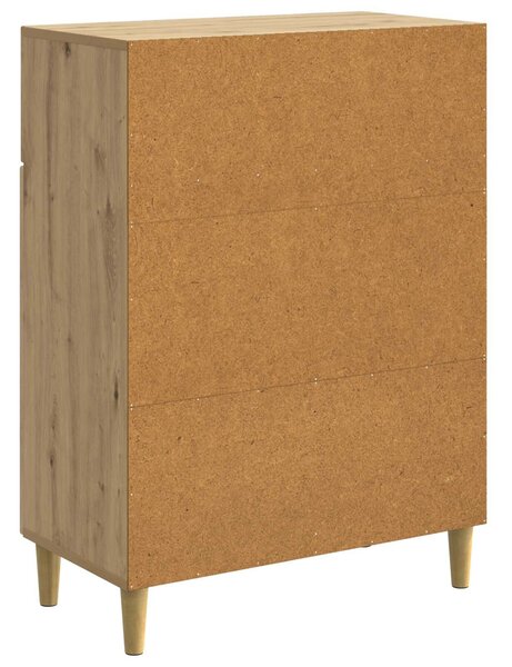 VidaXL Széf Kézműves Tölgy 66 x 34,5 x 90 cm Szerelt Fa