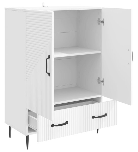 VidaXL Széf Fehér 66 x 34,5 x 95 cm Szerelt Fa