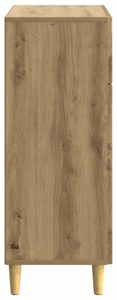 VidaXL Széf Kézműves Tölgy 66 x 34,5 x 90 cm Szerelt Fa