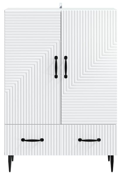 VidaXL Széf Fehér 66 x 34,5 x 95 cm Szerelt Fa