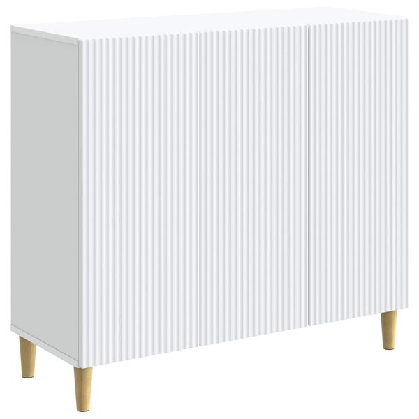 VidaXL Széf Fehér 89 x 34,5 x 80 cm Szerelt Fa