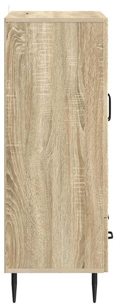 VidaXL Széf fiókkal Sonoma Tölgy 66 x 34,5 x 95 cm Szerelt Fa