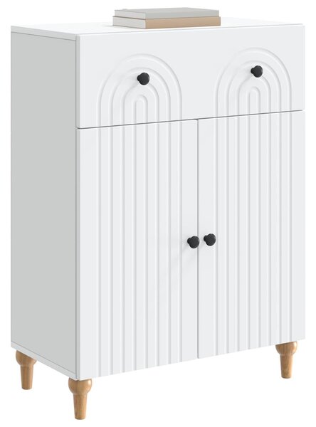 VidaXL Széf Fehér 66 x 34,5 x 90 cm Szerelt Fa