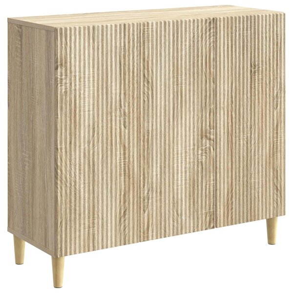 VidaXL Széf Sonoma Tölgy 89 x 34,5 x 80 cm Szerelt Fa