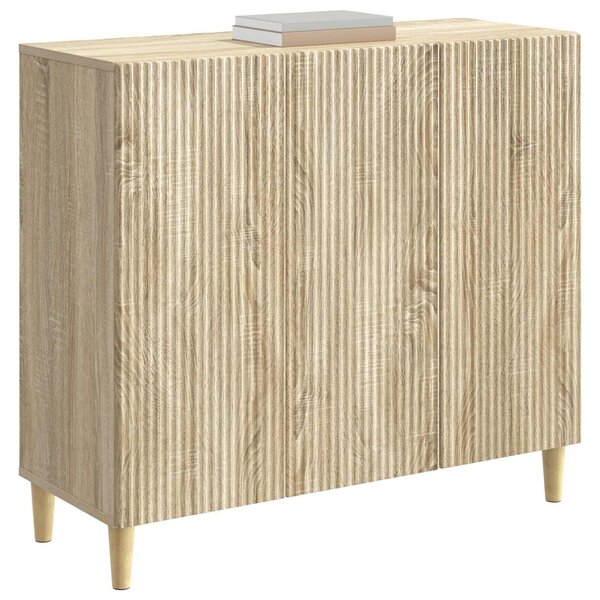 VidaXL Széf Sonoma Tölgy 89 x 34,5 x 80 cm Szerelt Fa