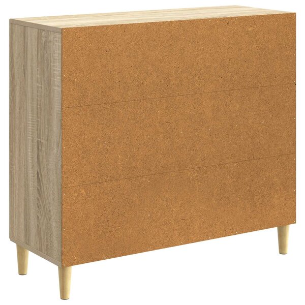 VidaXL Széf Sonoma Tölgy 89 x 34,5 x 80 cm Szerelt Fa