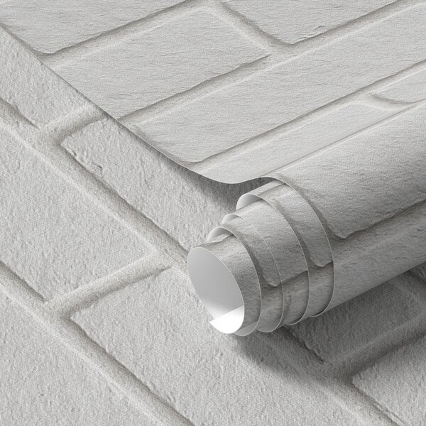 Tapéta Fehér tégla textúra, vízszintes elrendezés, Tapétá loft stílusban, a00877 : Uwalls.hu