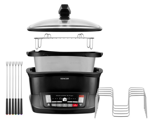 Sencor SFR 9300BK Multifunkciós olajsütő