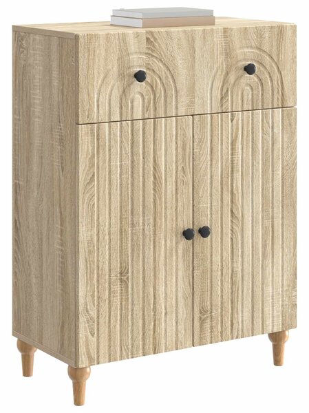 VidaXL Széf Sonoma Tölgy 66 x 34,5 x 90 cm Szerelt Fa