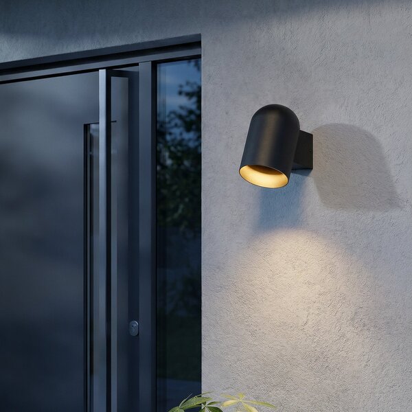 Kültéri Lámpa Lindby, Lupil, dimmable, Fekete, Erkély, Alumínium, Modern