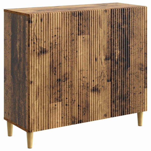 VidaXL Széf Antik Fa 89 x 34,5 x 80 cm Szerelt Fa