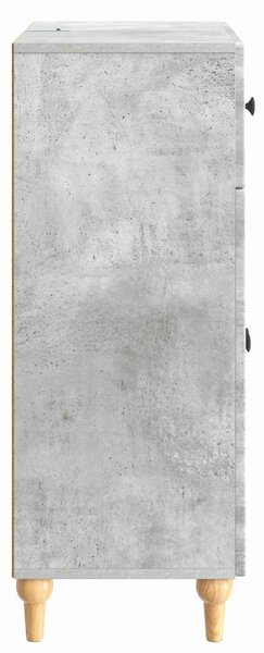 VidaXL Széf Betonszürke 66 x 34,5 x 90 cm Szerelt Fa