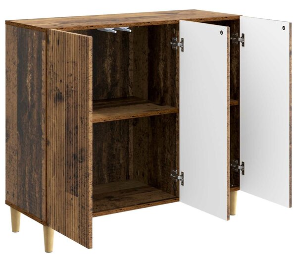 VidaXL Széf Antik Fa 89 x 34,5 x 80 cm Szerelt Fa