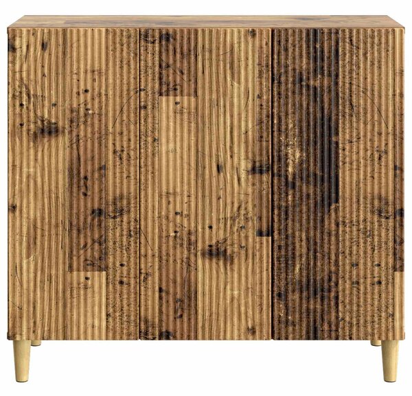 VidaXL Széf Antik Fa 89 x 34,5 x 80 cm Szerelt Fa