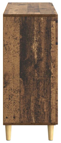 VidaXL Széf Antik Fa 89 x 34,5 x 80 cm Szerelt Fa