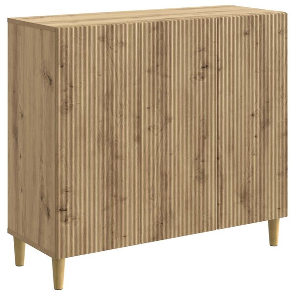 VidaXL Széf Kézműves Tölgy 89 x 34,5 x 80 cm Szerelt Fa
