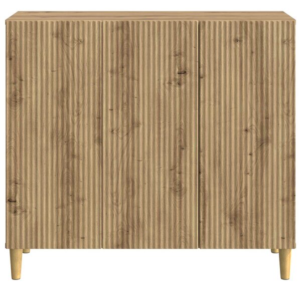 VidaXL Széf Kézműves Tölgy 89 x 34,5 x 80 cm Szerelt Fa