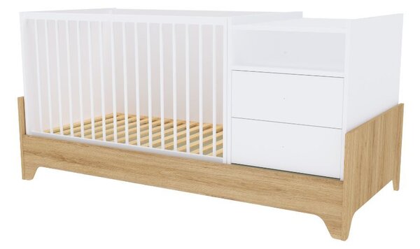 Faktum Lumina White Kombi Babaágy (70x120 Cm-80x180 Cm)