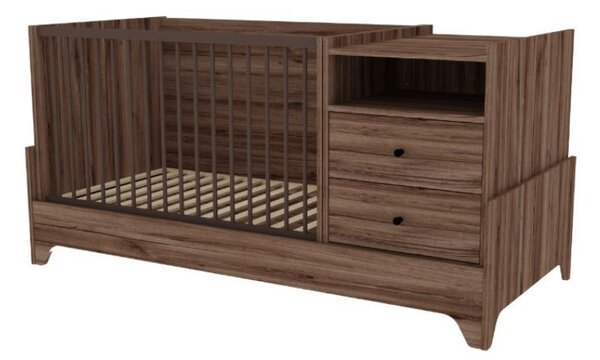 Faktum Nest Walnut Kombi Babaágy (70x120 Cm-80x180 Cm)