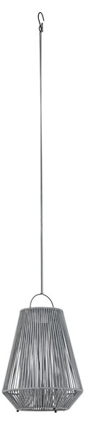 Kültéri Lámpa Lindby, Austas, dimmable, Szürke, Erkély, Műanyag, Modern