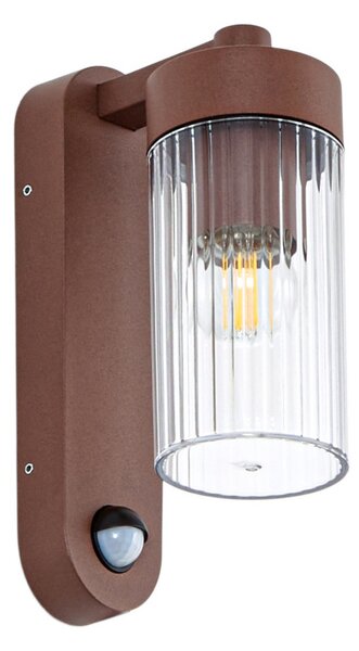 Kültéri Lámpa Lindby, Kaliro, dimmable, Barna / Rozsdabarna, Terasz, Alumínium, Modern