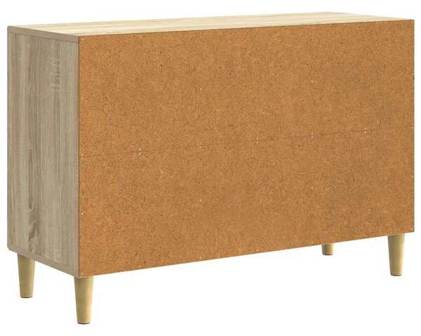 VidaXL Széf Sonoma Tölgy 89 x 34,5 x 60 cm Szerelt Fa