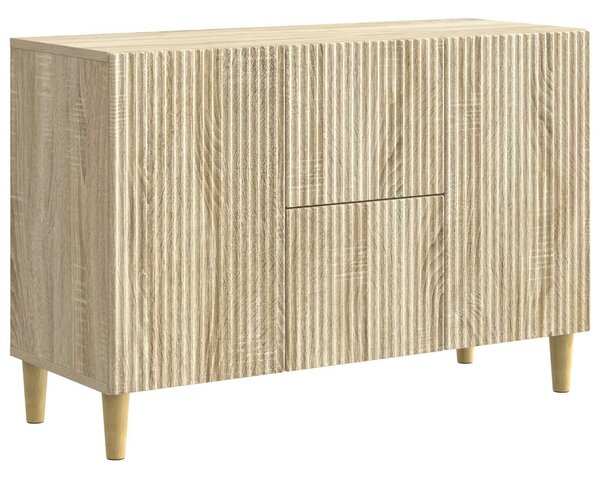 VidaXL Széf Sonoma Tölgy 89 x 34,5 x 60 cm Szerelt Fa