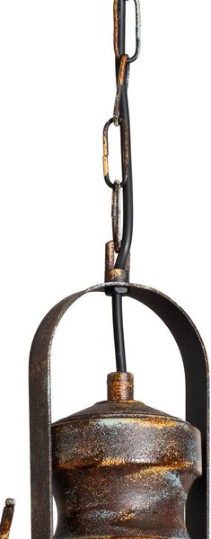 Opviq Saglam lógó világítás, 1 izzó, antik sárgaréz, Ø 30 cm, fém, dimmelhető, Bronz / antik sárgaréz, Nappali / Étkező, fém, Vintage