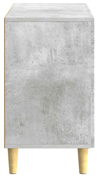 VidaXL Széf Betonszürke 89 x 34,5 x 60 cm Szerelt Fa