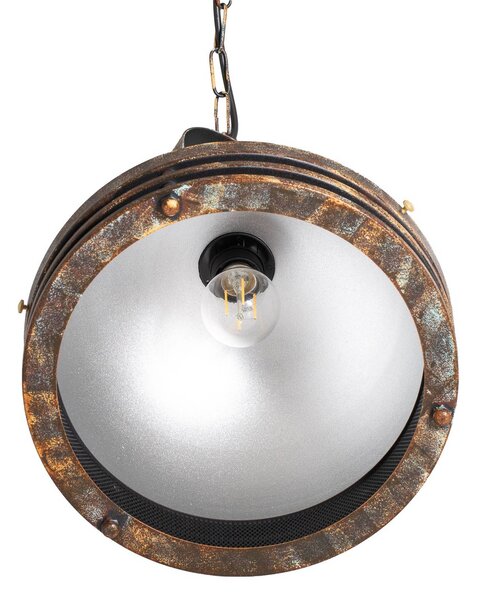 Opviq Saglam lógó világítás, 1 izzó, antik sárgaréz, Ø 30 cm, fém, dimmelhető, Bronz / antik sárgaréz, Nappali / Étkező, fém, Vintage