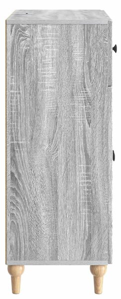 VidaXL Széf Szürke Sonoma 66 x 34,5 x 90 cm Szerelt Fa