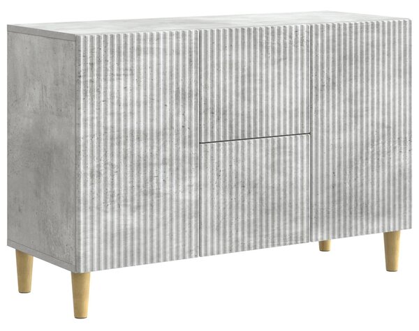 VidaXL Széf Betonszürke 89 x 34,5 x 60 cm Szerelt Fa