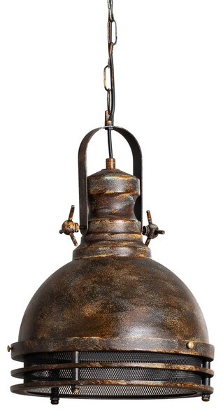 Opviq Saglam lógó világítás, 1 izzó, antik sárgaréz, Ø 30 cm, fém, dimmelhető, Bronz / antik sárgaréz, Nappali / Étkező, fém, Vintage