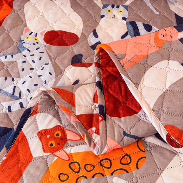 Ágytakaró CATMOSPHERE, színes kivitel Méret: 170 x 210 cm