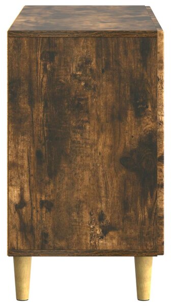 VidaXL Széf Füstös Tölgy 89 x 34,5 x 60 cm Szerelt Fa