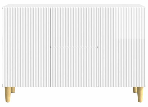 VidaXL Széf Magasfényű Fehér 89 x 34,5 x 60 cm Szerelt Fa