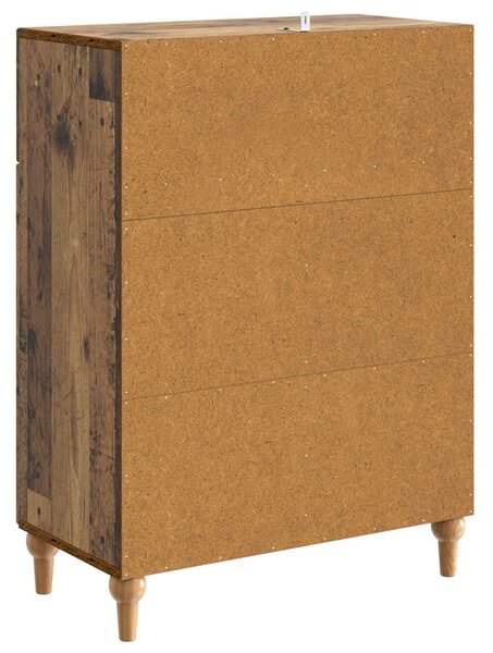 VidaXL Széf Antik Fa 66 x 34,5 x 90 cm Szerelt Fa