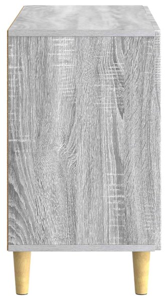 VidaXL Széf Szürke Sonoma 89 x 34,5 x 60 cm Szerelt Fa