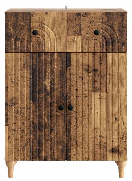 VidaXL Széf Antik Fa 66 x 34,5 x 90 cm Szerelt Fa