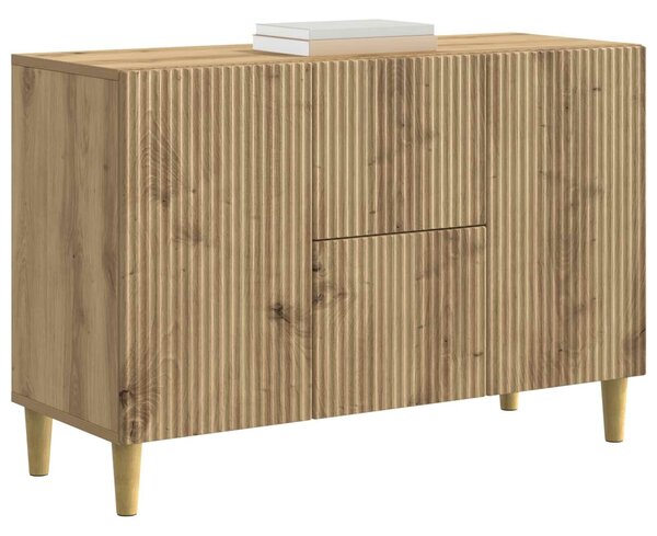 VidaXL Széf Kézműves Tölgy 89 x 34,5 x 60 cm Szerelt Fa